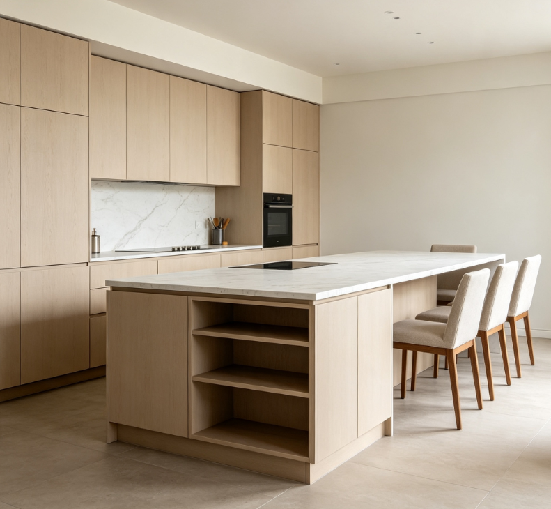 Peninsula Kitchen Cabinets