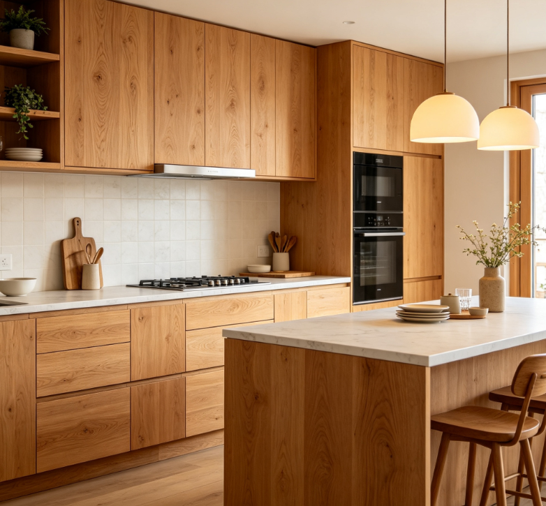 Solid Wood Kitchen Cabinets
