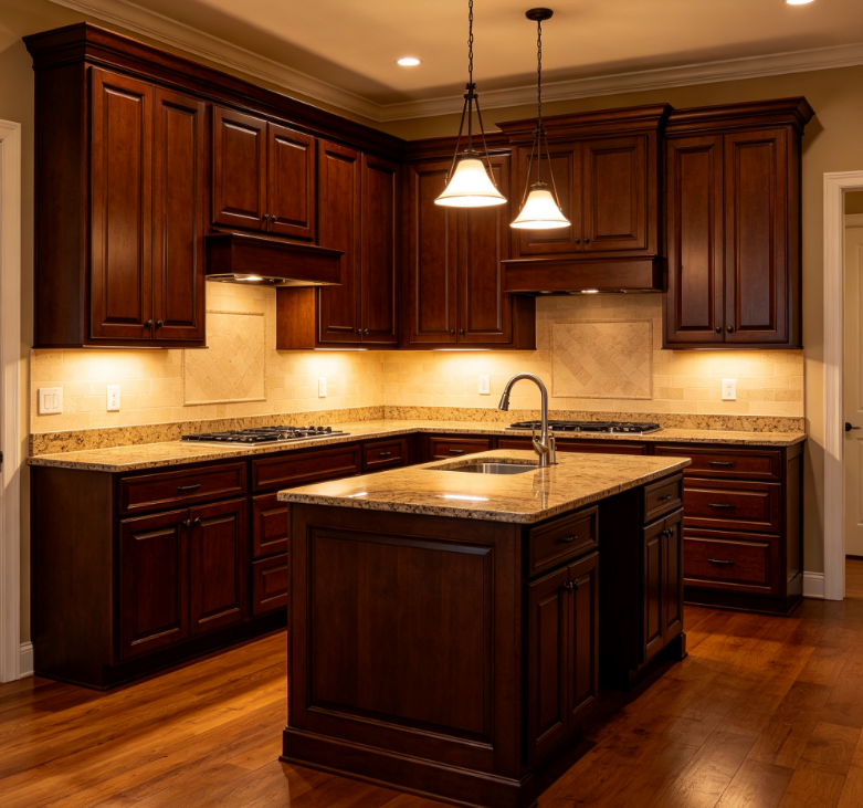 Classic Wood Kitchen Cabinets