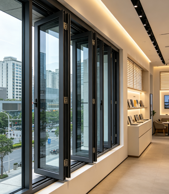 Commercial Folding Windows
