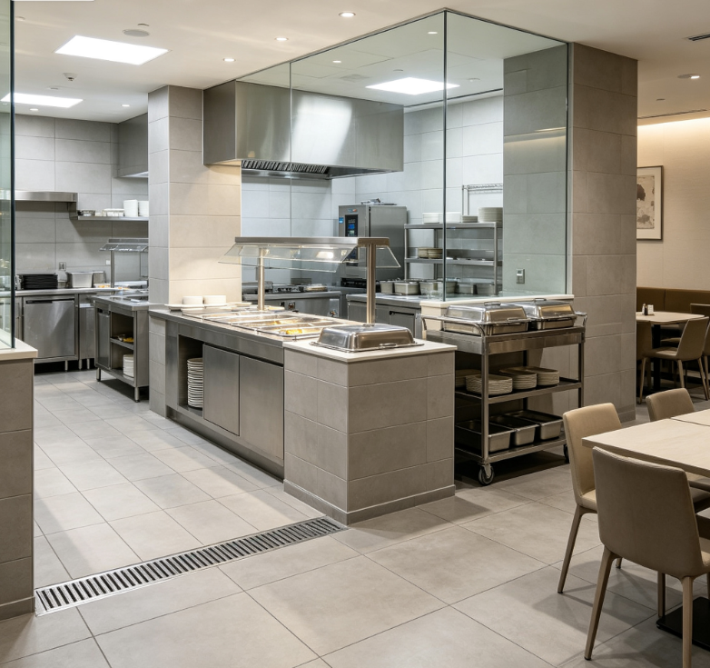 Commercial Kitchen Tiles