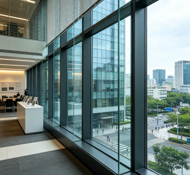 Commercial Laminated Glass Windows