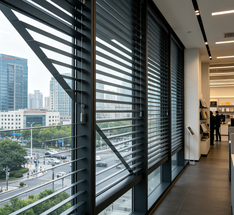 Commercial Louver Windows