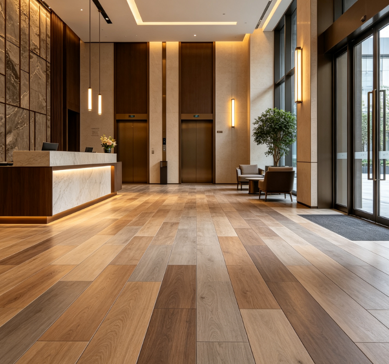 Commercial Wood Effect Tiles