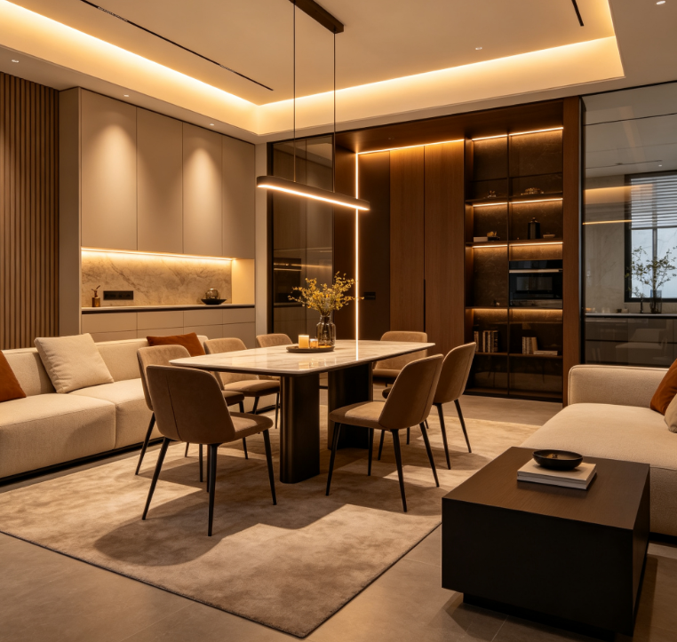 Custom Dining Room Lighting
