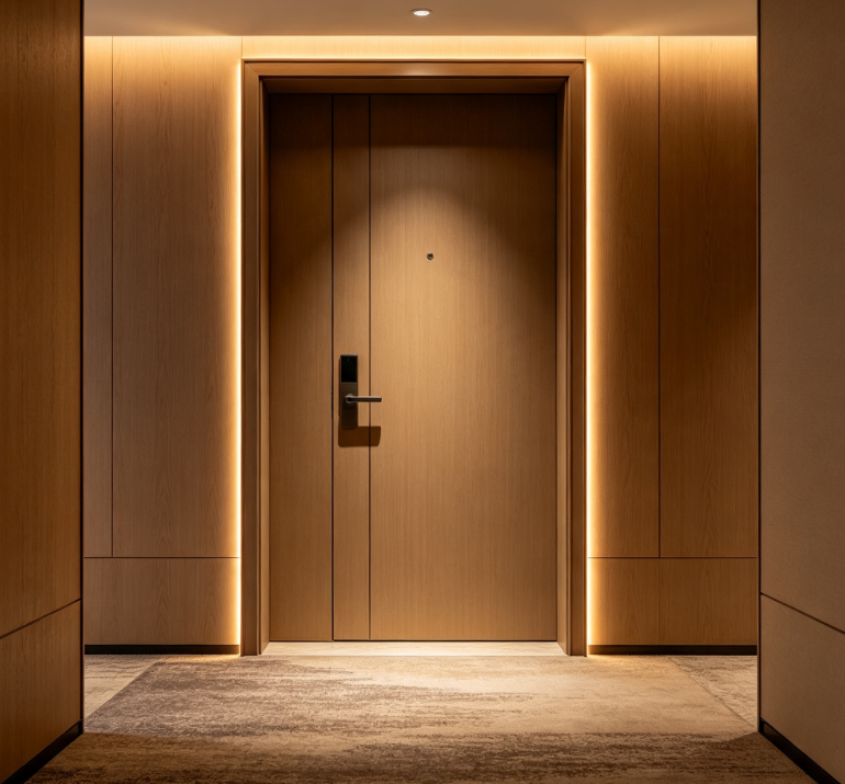 Custom Hotel Door