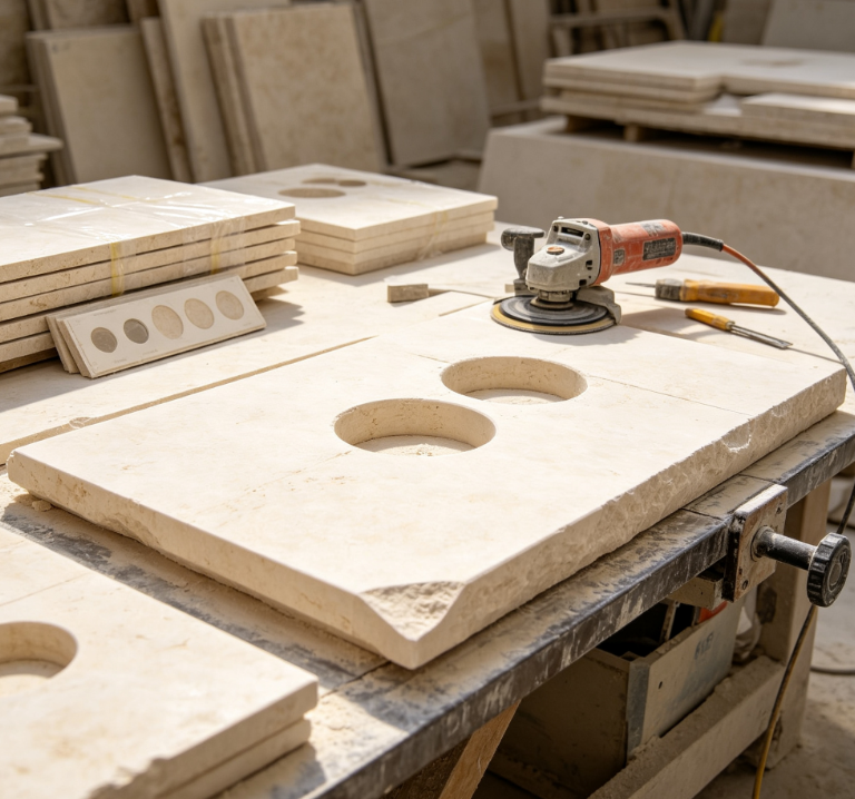 Custom Limestone Fabrication