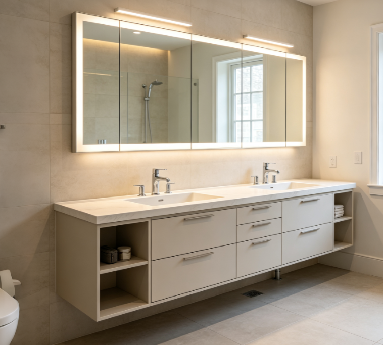Double Basin Under Sink Cabinets