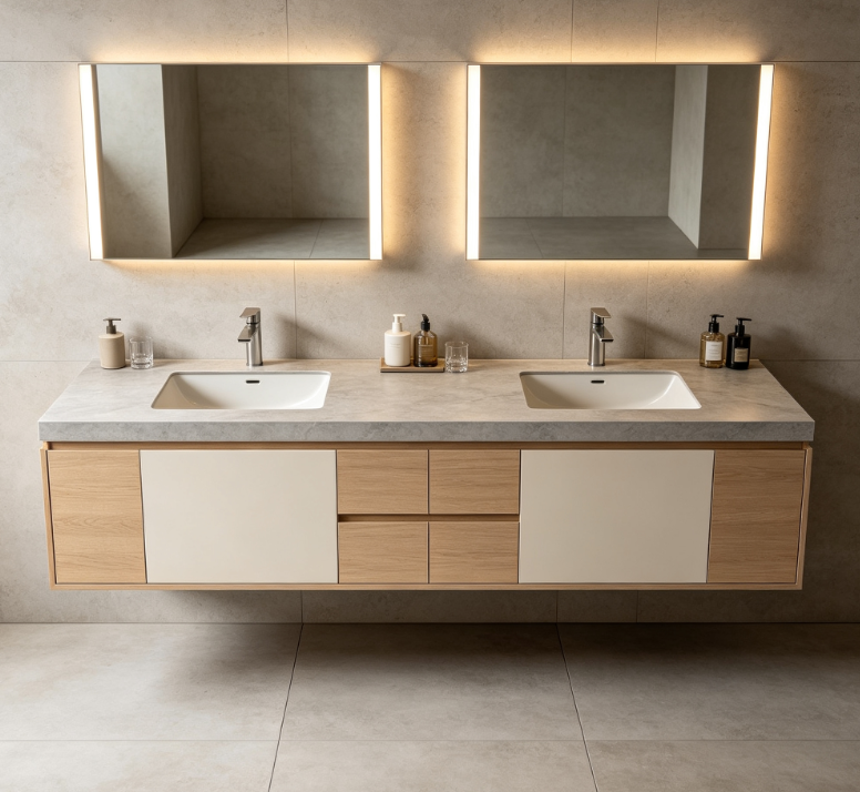 Double Sink Bathroom Vanities