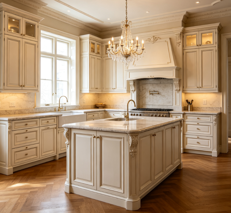 European Luxury Kitchen Cabinets