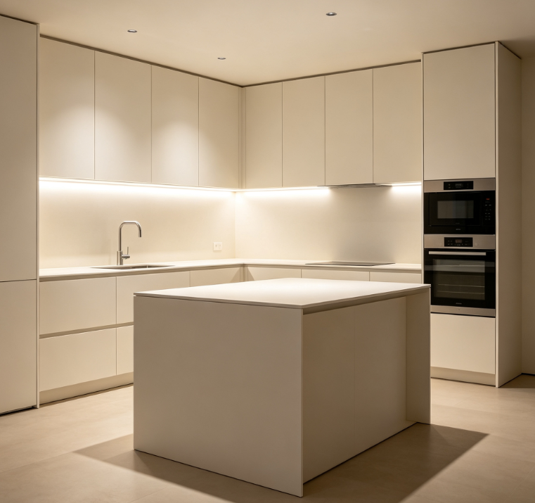 Flat Panel Kitchen Cabinets