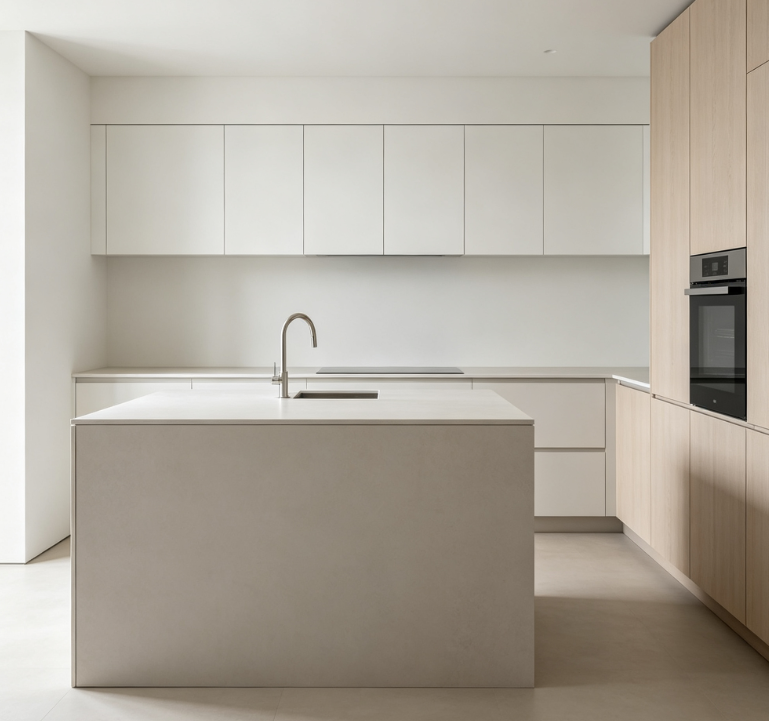 Handleless Kitchen Cabinets
