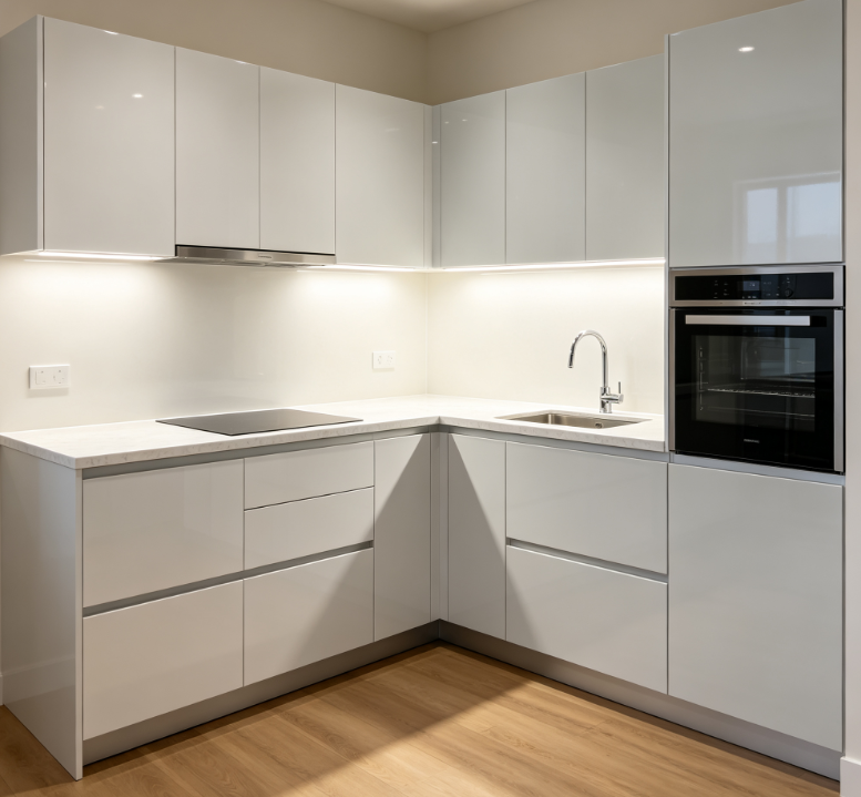 High Gloss Acrylic Kitchen Cabinets