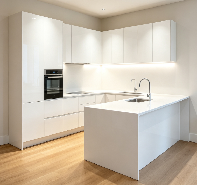 High Gloss Mdf Kitchen Cabinets
