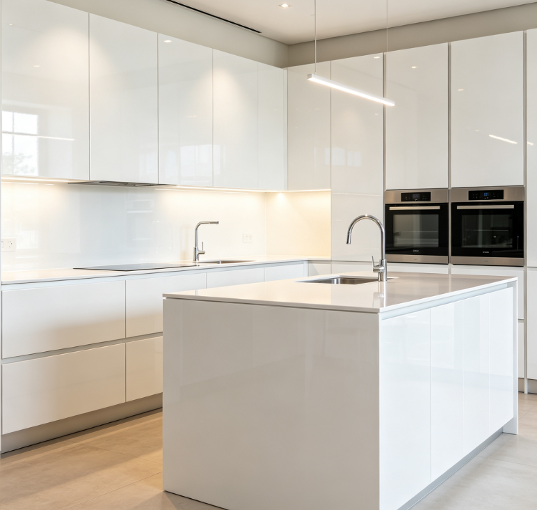 High Gloss Modern Kitchen Cabinets