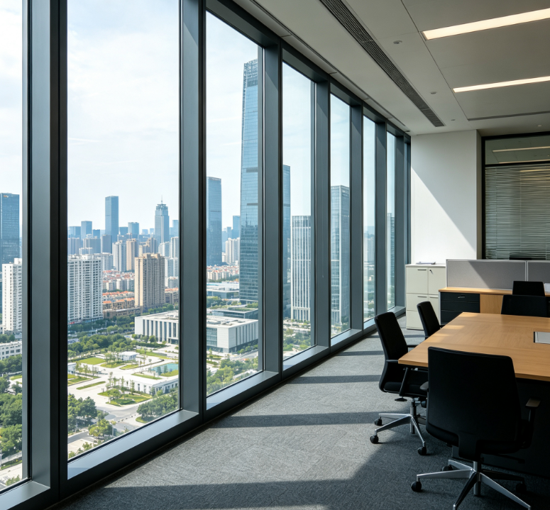 High Rise Office Windows