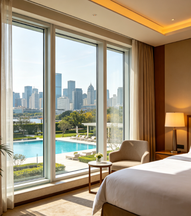 Hotel Double Glazed Windows