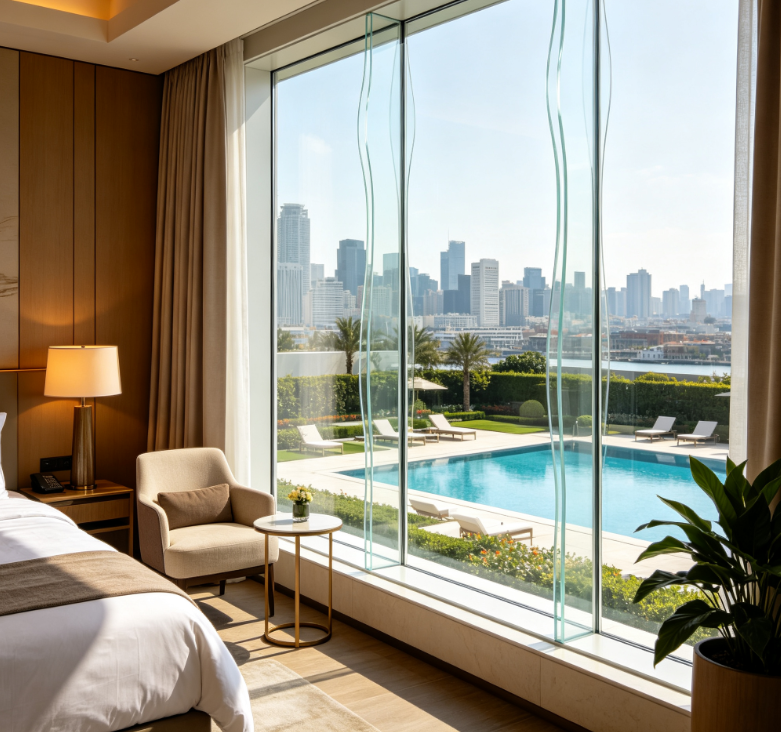 Hotel Laminated Glass Windows
