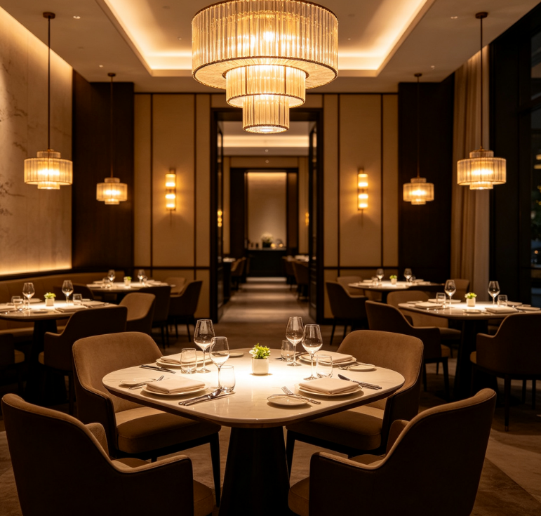 Hotel Restaurant Lighting
