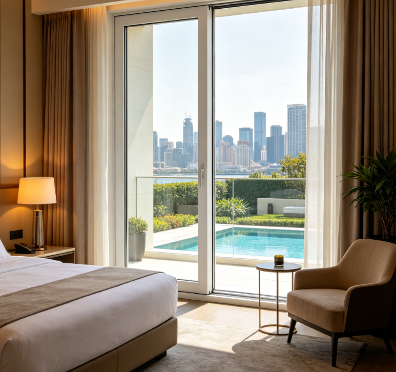 Hotel Sliding Windows