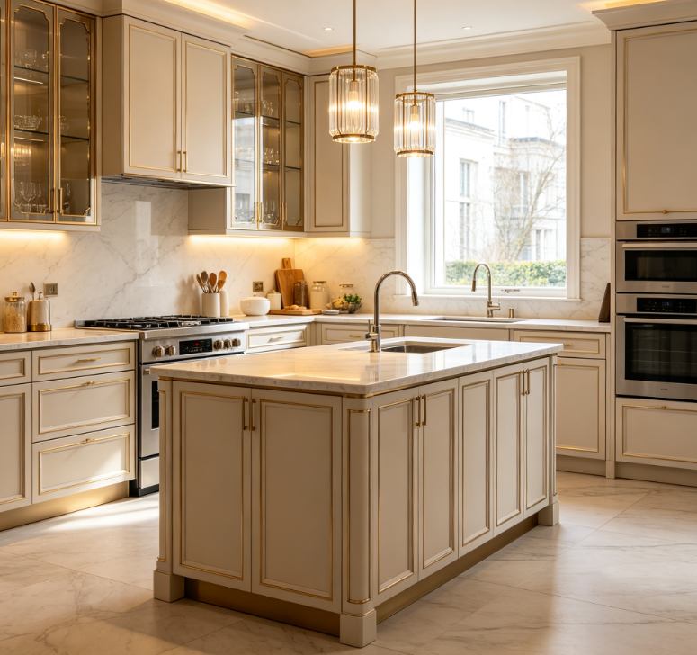 Light Luxury Kitchen Cabinets