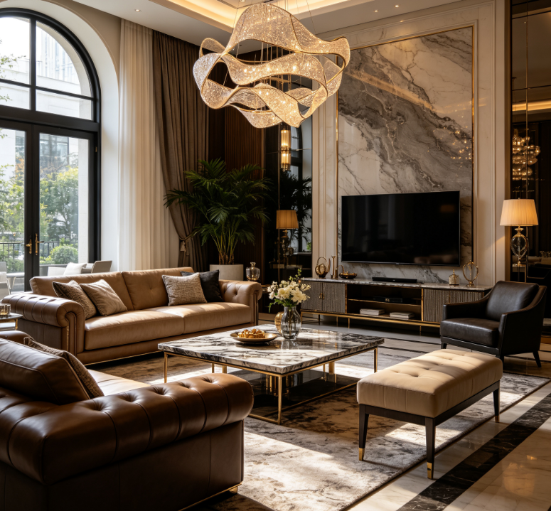 Luxury Living Room Furnitures