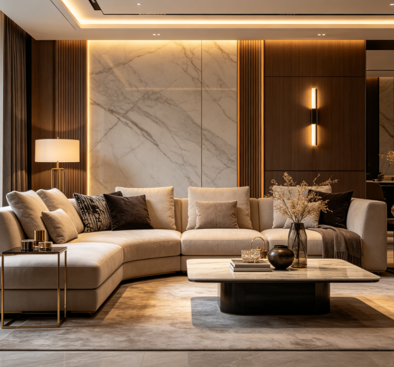 Luxury Living Room Lighting