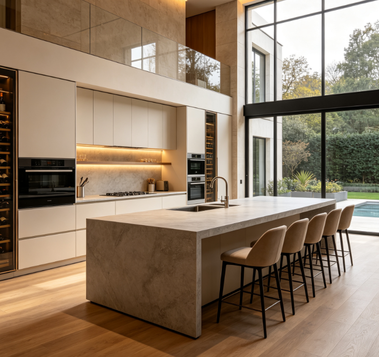 Luxury Open Plan Kitchen Design