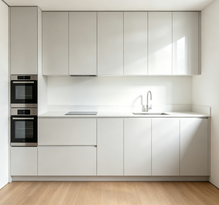 Matte Mdf Kitchen Cabinets
