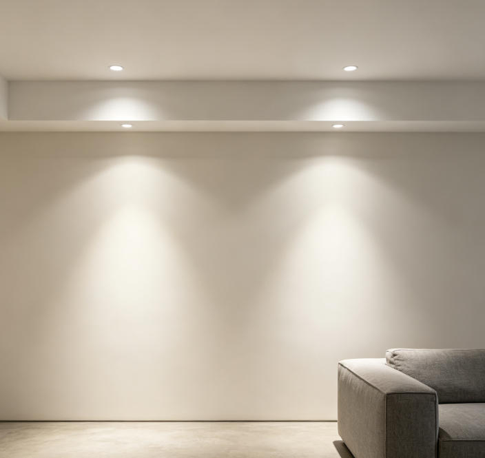 Minimalist Downlighting