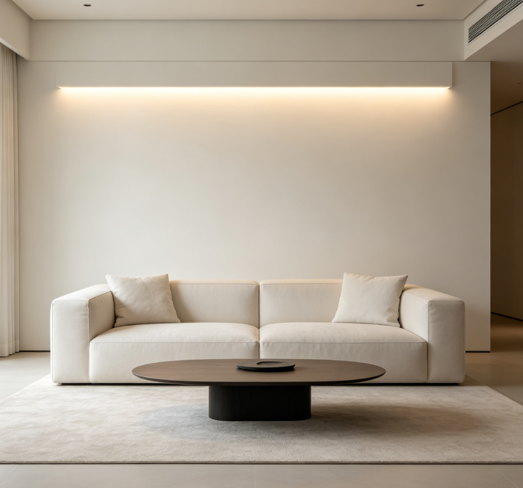 Minimalist Living Room Lighting