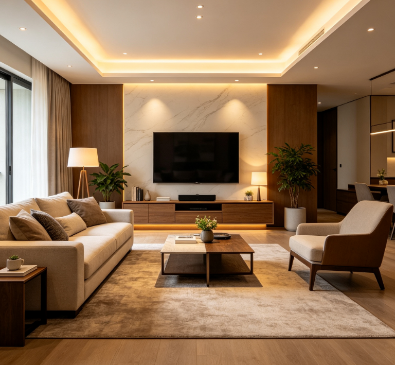 Modern Living Room Lighting
