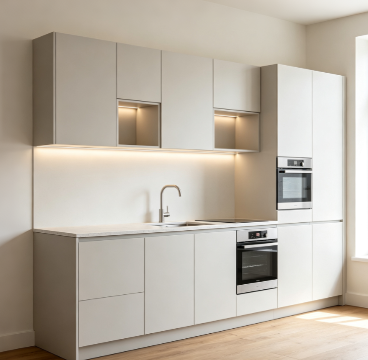 Modular Pvc Kitchen Cabinets