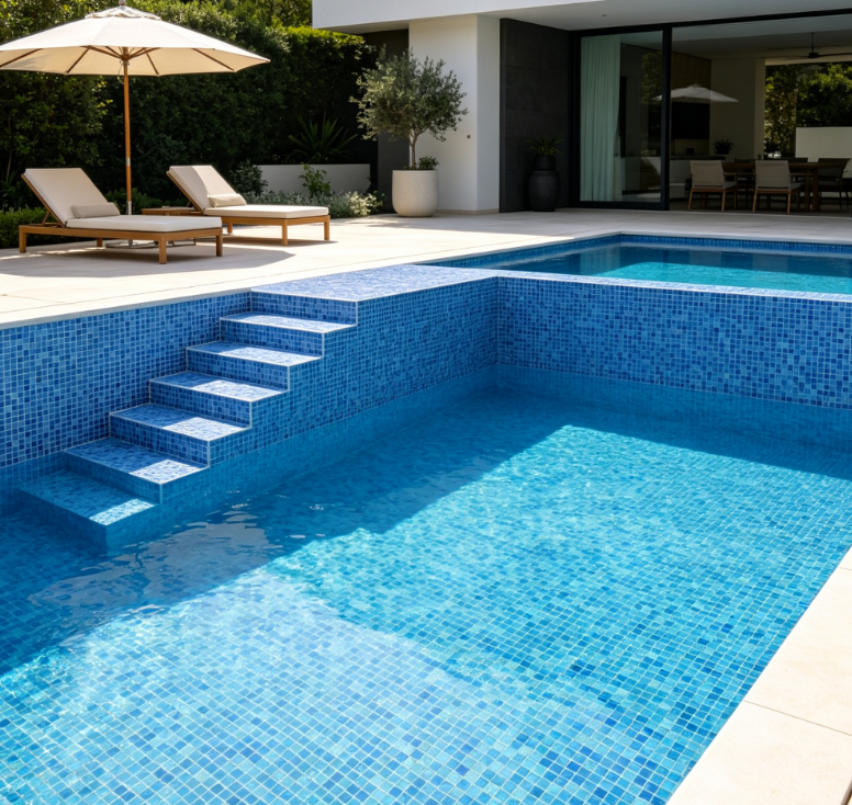 Mosaic Pool Tiles
