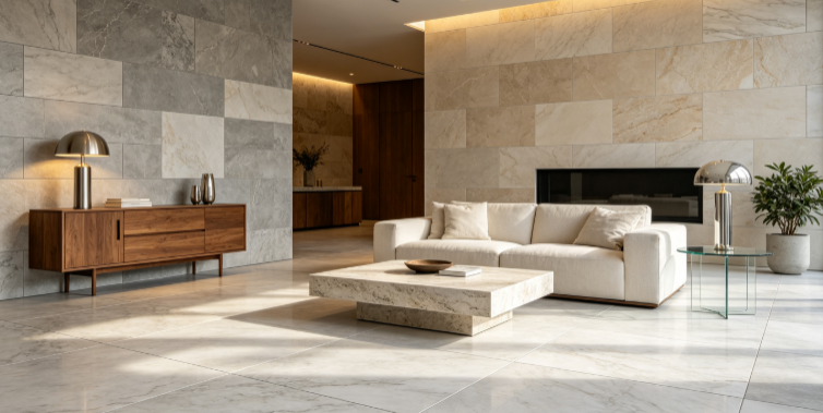 Natural And Textured Tiles For Modern Interior Design