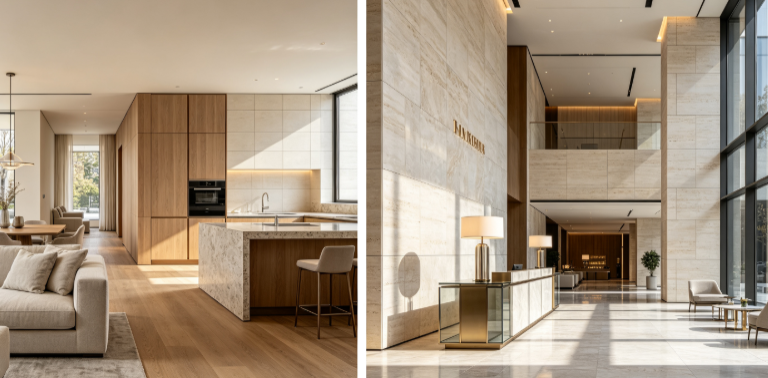 Natural Materials For Residential And Commercial Interior Projects