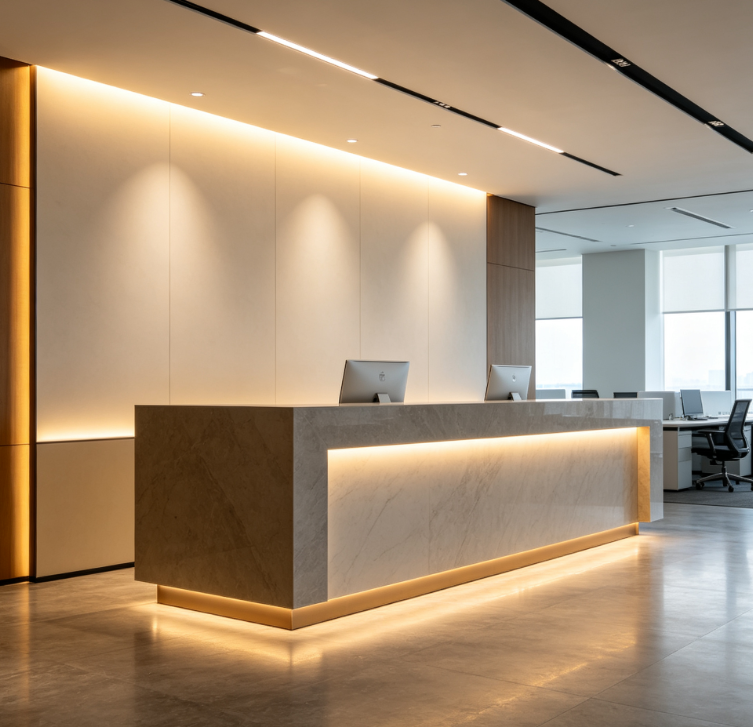 Reception Area Lighting