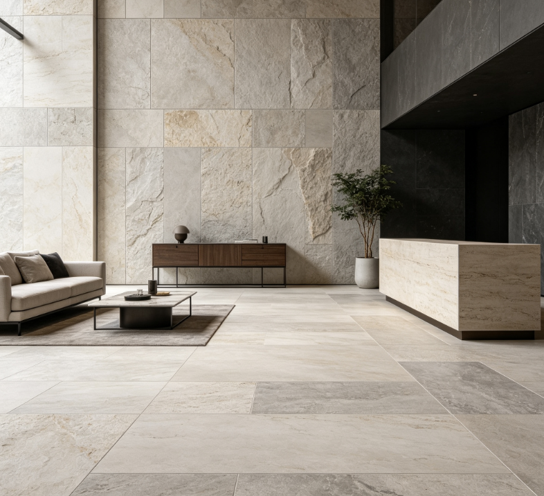Stone Look Textured Tiles