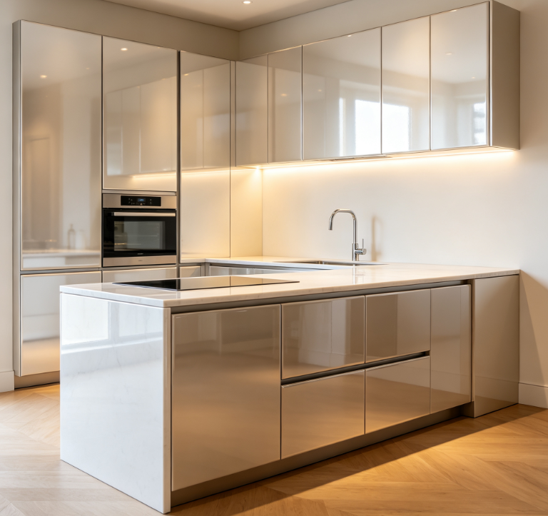 Super Gloss Acrylic Kitchen Cabinets