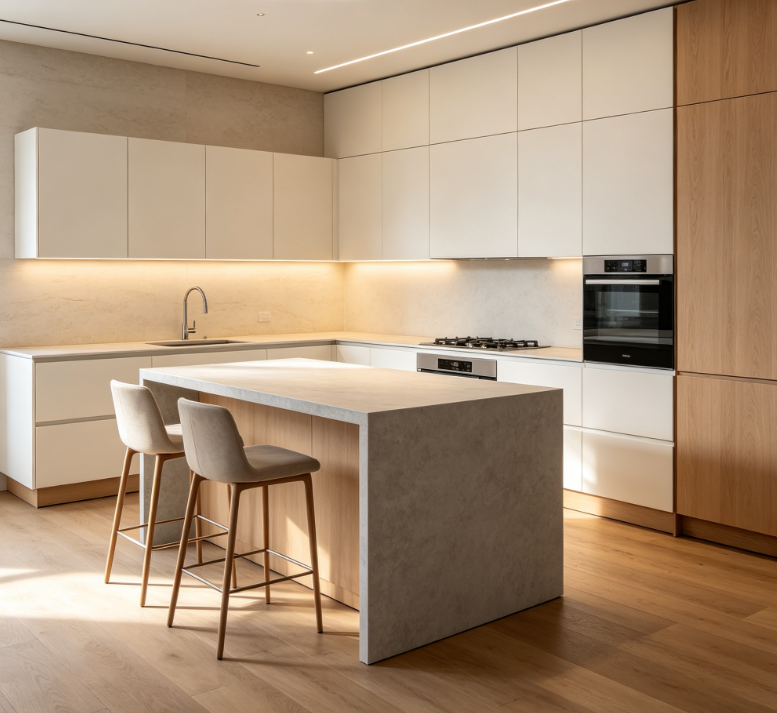 U Shaped Kitchen With Island