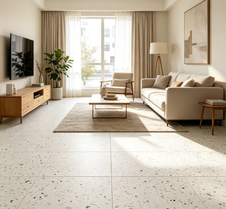 White Terrazzo Tiles